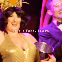artifuss: artifuss:  fyodorpavlov:  theclockworkaesthete:  refinery29:  Meet Fancy Feast, a successful burlesque dancer who isn’t afraid to be fat and sexy on stage at the same time By grabbing “fat” back from the internet’s seemingly endless