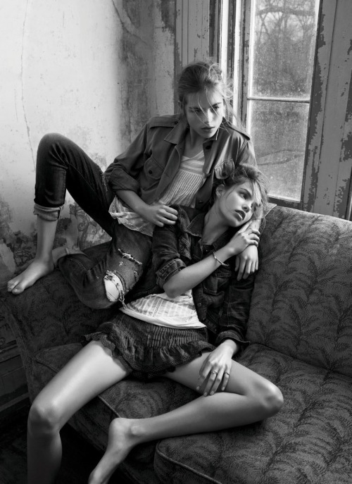 Rosie Tapner and Kristine Froseth by Lachlan Bailey