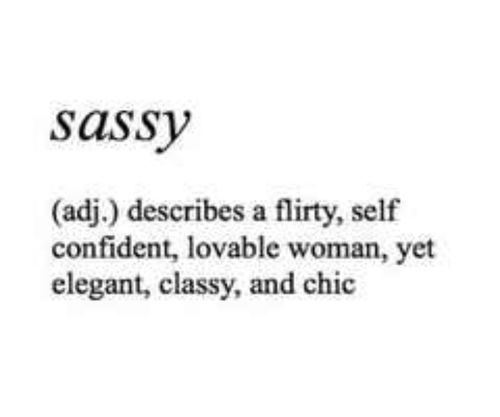 the-redheaded-harlot:  wicked-naughty-diva:  Sassy girl on We Heart It.  It is possible