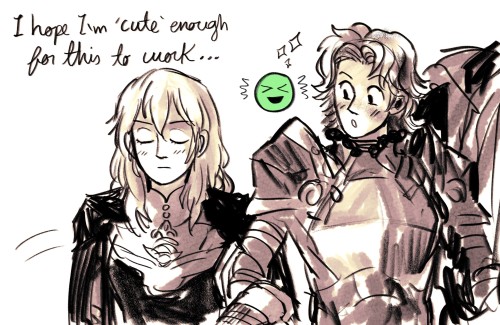  Giving Sylvain the boost of motivation he needs (for the sake of the battle going well of course) 