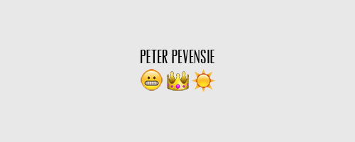 northxrnsky:PEVENSIES + EMOJIS