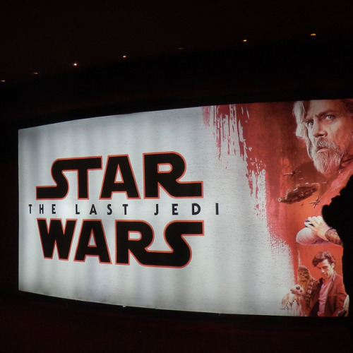 Went to see Star Wars: The Last Jedi at Leicester Square on Thursday morning. 3.30 am! Argh! #film #