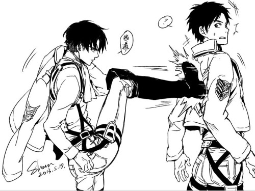 killmeheichou: rivai—heichou: Source: kick | shan [Pixiv]