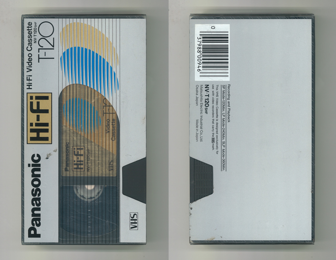 Panasonic Hi-Fi Video Cassette VHS T-120 Tape