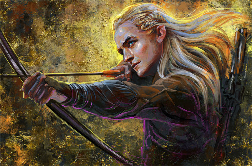 LegolasOrlando Bloom“The Lord of the Rings”, “The Hobbit” illustration