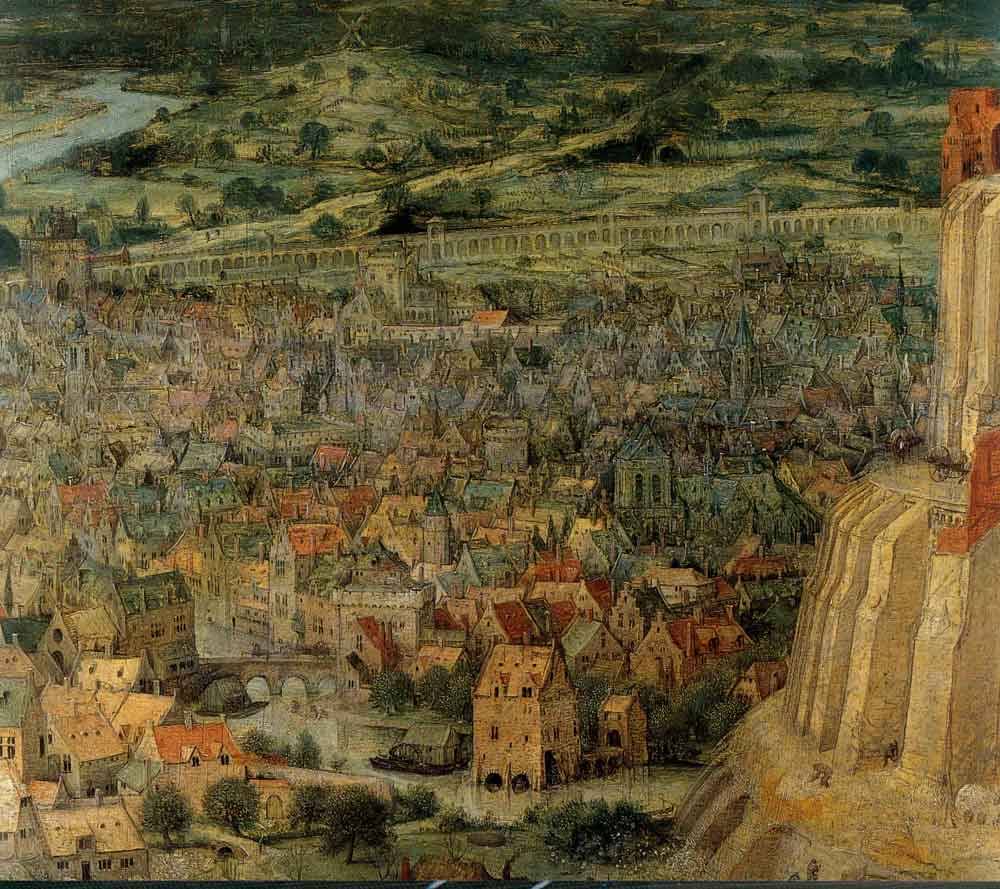 nataliakoptseva:  Pieter Bruegel the Elder. Tower of Babel. Detail. 1563. 60х74,5