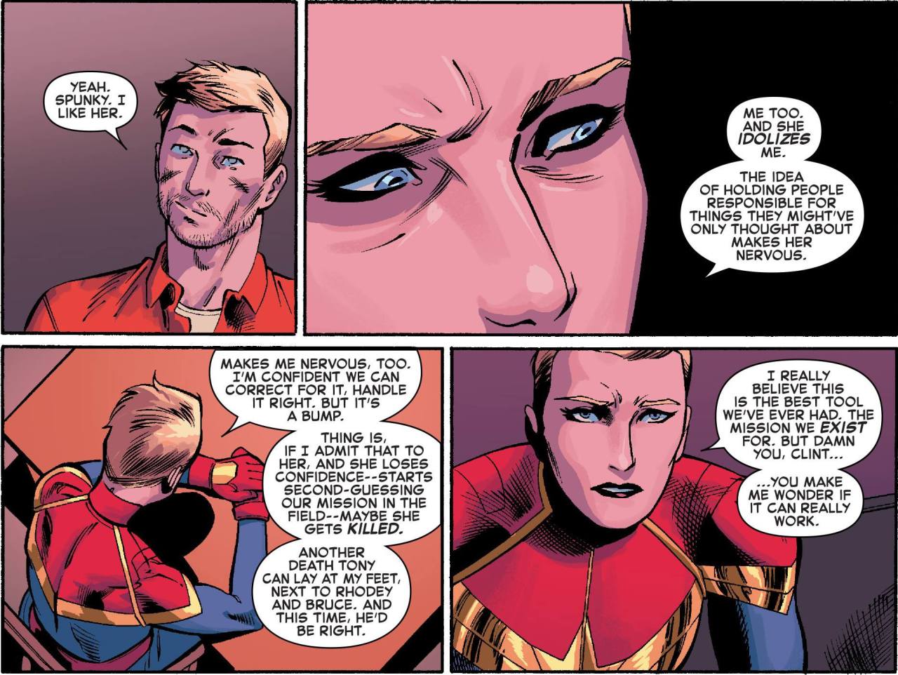 And Carol really doesn’t give a shit if Kamala dies or not, what she cares is that