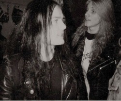 bloodonbathory:  Euronymous and Dead.  Peter Beste image.