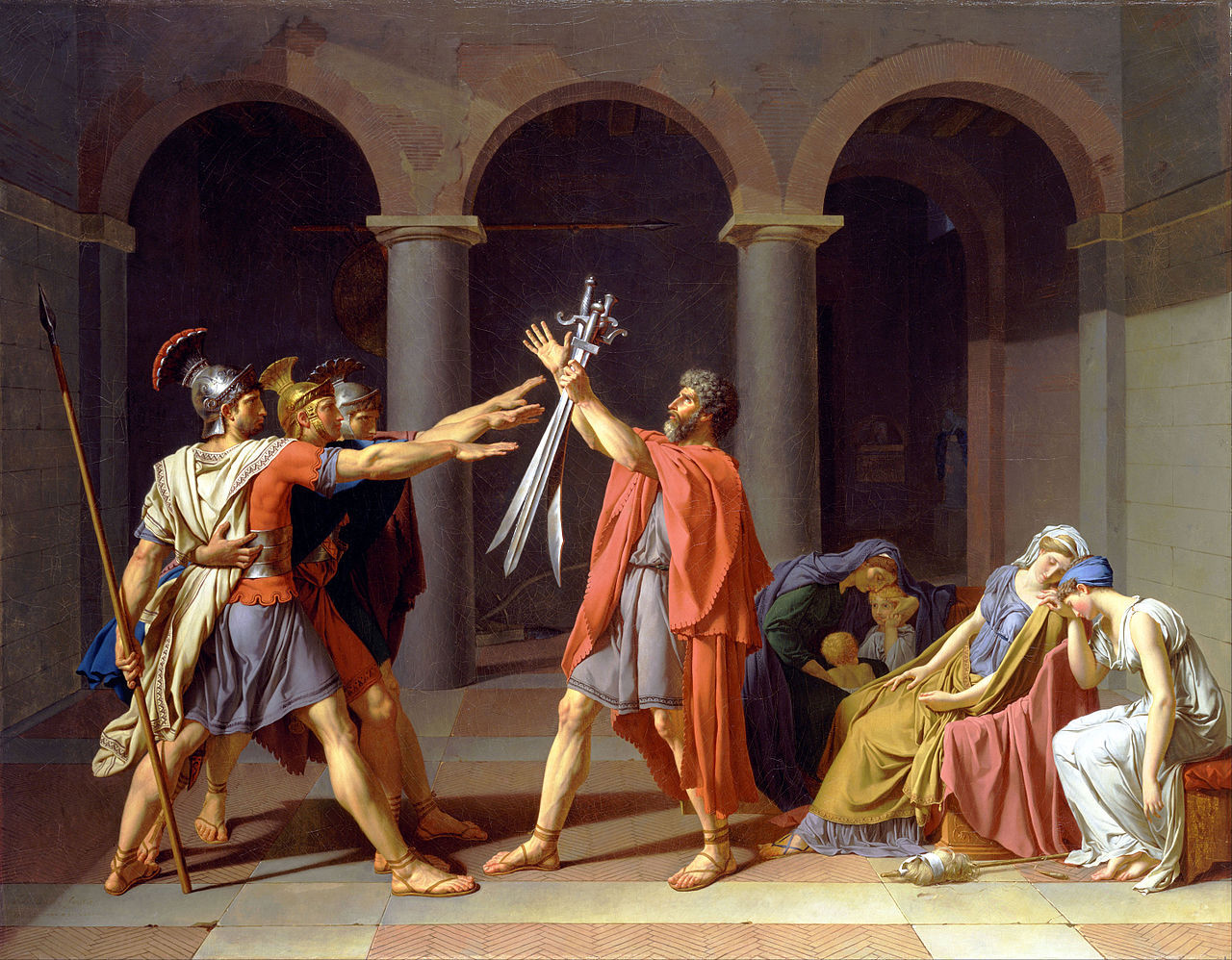 cyberclays:   Oath of Horatii  - by  Alexandre Chaudret  “Reinterpretation of