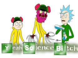 heisenbergchronicles:  BrBa x Rick and Morty by