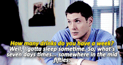 plaiding:  Dean + recurring themes [&frac34;] ↳ Alcoholism  