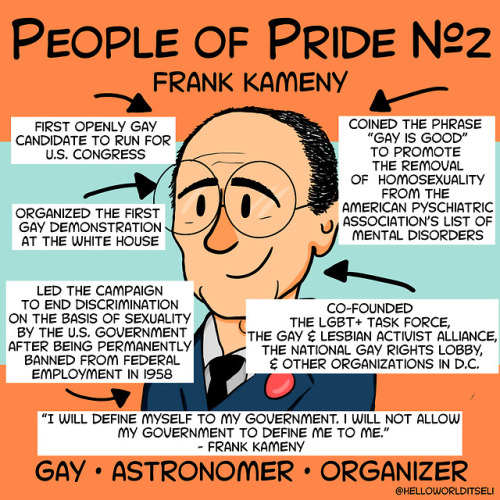 People of Pride #2: Frank KamenyEvery day in June, I will be posting an illustration that highlights