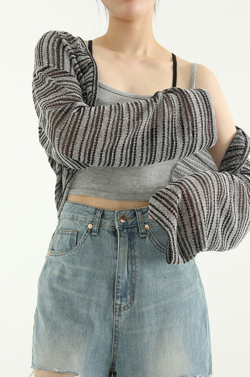daeum:silket sleeveless cropped top (GRAY) 5,000원