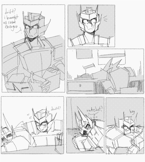 ore13:drift is ratchet’s assistant and helps him in his dead end clinic au