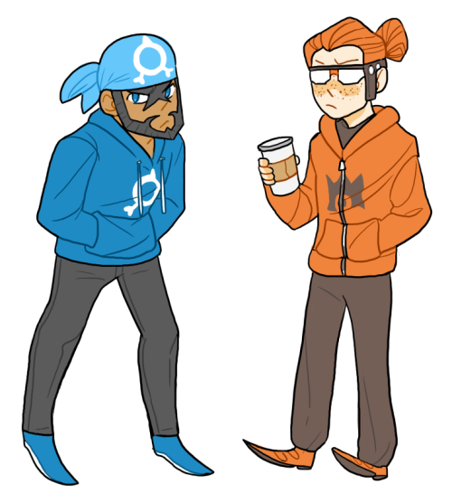 fluffycutecats:Evil nerds in sweatshirts. 