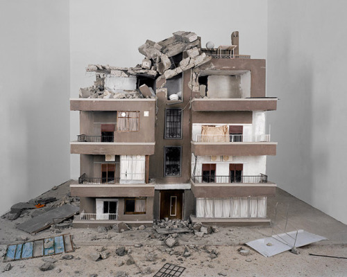 ufansius: Stills from Homesick, a video of the creation and destruction of a model of the building i