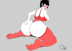 ocdil:  Thanks so much to @biggestcuttlefish for this commission, the precious thicc Jane