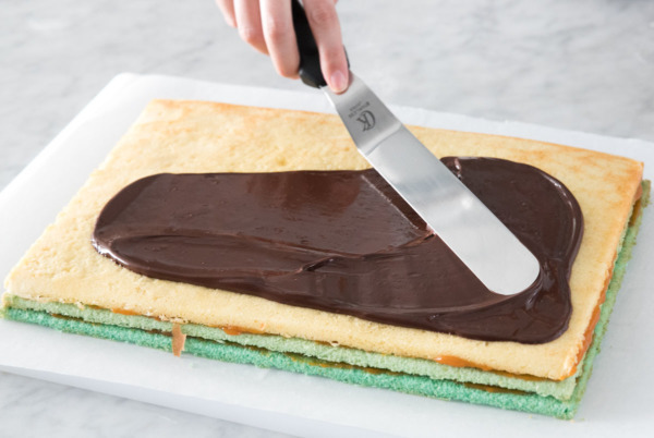 sweetoothgirl:    Italian Ombre Layer Cookies  