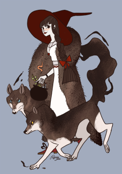 reimenaashelyee:  Commissioned witch design