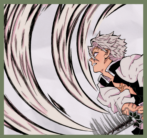 faeriiess: The Hashira: 7/9The Wind Hashira: Sanemi ShinazugawaManga colouring of Kimetsu no Ya