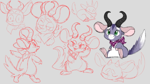  OCtober 15: Make new oc  isuhhhhh chinchilla jackalope… a chinchilope if you will 