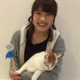 nagisachanoshi:  ♡　Nagisa &amp; a cat　♡