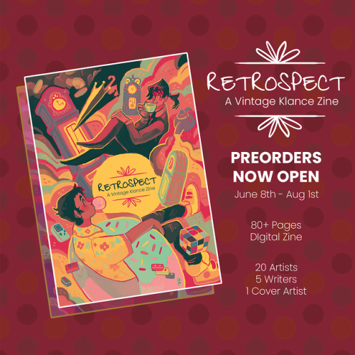 vintageklancezine: ✨ Pre-orders for Retrospect are now open! ✨ The wait is over, and Retrospect: A V