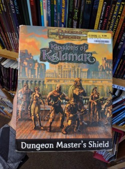 dndeed:   #pizzamatrix   Found this gem at Half Price Books. It’s a miracle I’ve survived this long as a Dungeon Master with no Pizza Matrix on my DM screen. 