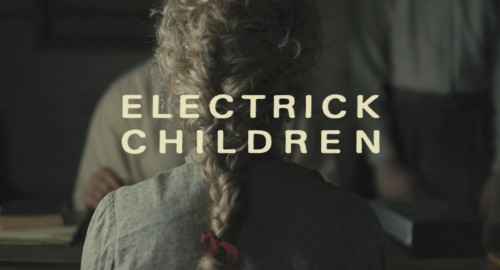  “I accelerate down a road I have not yet traversed. I travel beyond the red blocks of a home I cannot again call my home. In search of the father of my holy child. The man who sings on the cassette tape.” Electrick Children (Rebecca Thomas,