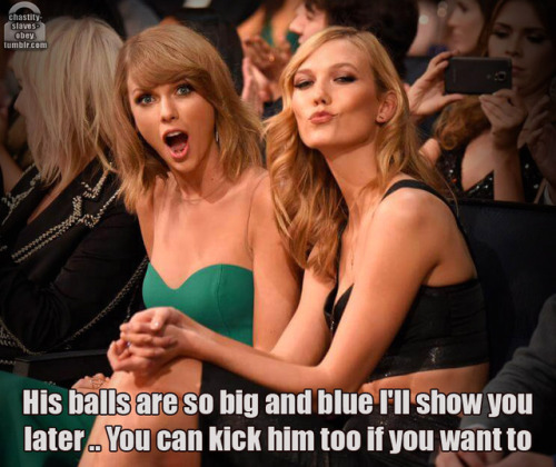  Hi, love your captions! Especially the ones about celebrities, is it possible to get a few of Taylor Swift?                Could you do one of karlie kloss about chastity Could you do a blue balls denial with karlie kloss please?          