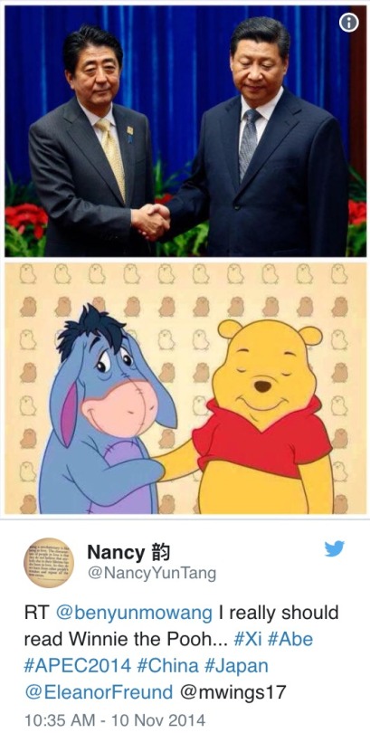 li-gong:  winnie the pooh has been banned in china because of comparisons between him and president xi jinping 