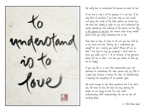 I’ve been working through Thich Nhat Hanh’s amazing book, Peace Is Every Step.  This particular quot