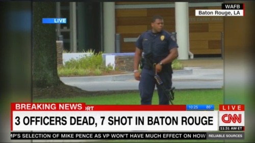 Baton Rouge Police Shooting: Make that three officers…