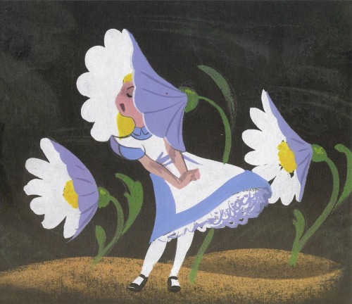 weirdlandtv:Mary Blair concept art for Disney’s ALICE IN WONDERLAND (1951).