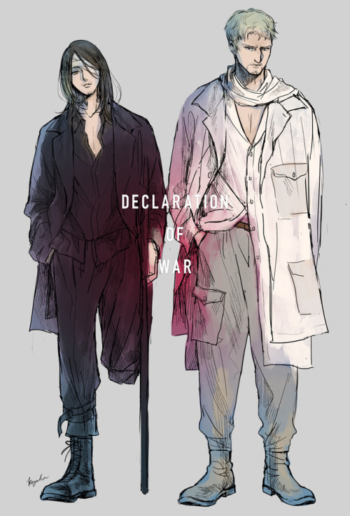 k0zuha: Chapter 100 They are wearing Yohji Yamamoto. 