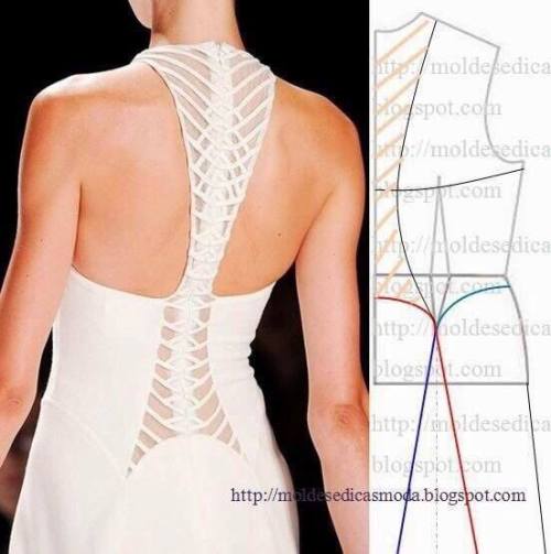 passion4fashion:back draft pattern
