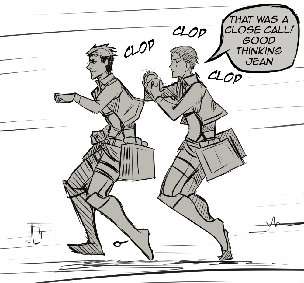 moni158:  My art was getting a little silly. So I drew something serious.   If you