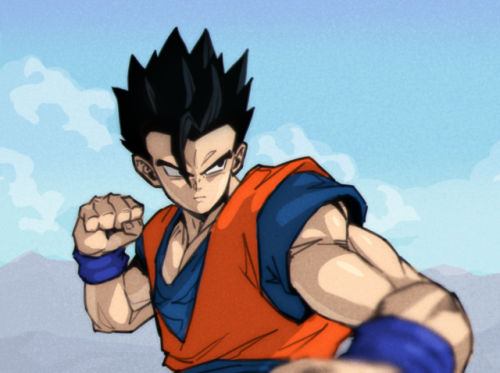 Ended up drawing a Gohan instead of working xDD Enjoy 