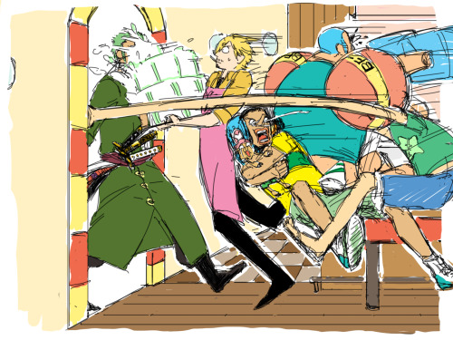derporange:  No break from Luffy not even on your birthday. 