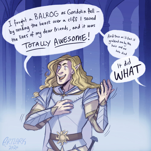 artlark:The Fall of Gondolin was… a busy day for Mandos.