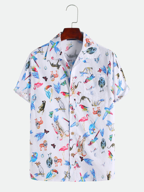 valeramakarovworld:Men’s Funny Casual Animal Printed ShirtsCheck out HERE20% OFF coupon code： tumblr