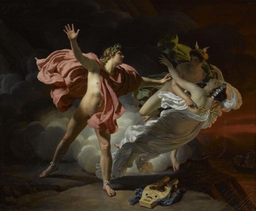 oldpaintings:Orpheus and Eurydice, 1820 by Michel-Martin Drölling (French, 1786–1851)