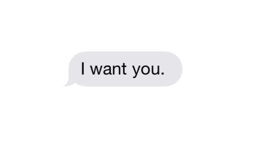 the only words i care to hear