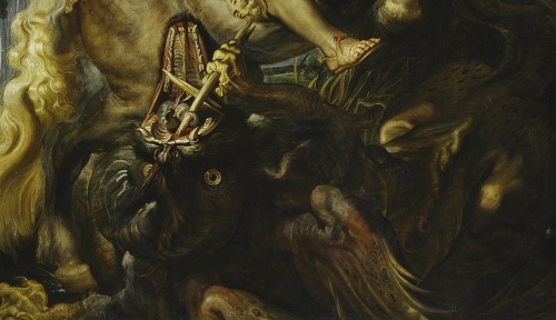 Saint George and the Dragon (detail) - Peter Paul Rubens1605/07 ca.oil on canvas427 cm × 312 cm (168