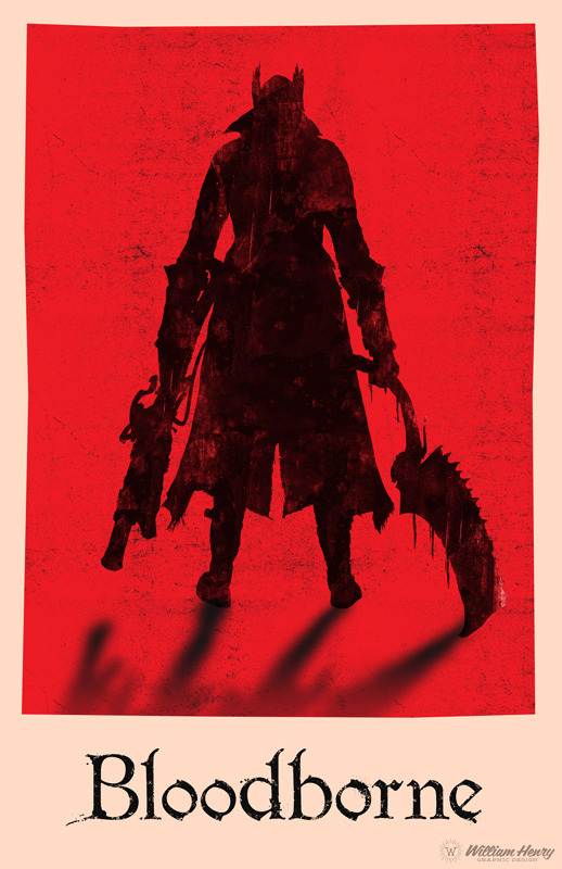 theomeganerd:  Fallout 3 &amp; Bloodborne Posters by billpyle