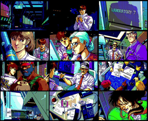 videogamesdensetsu: J·E·S·U·S II / ジーザスII (PC-8801 - Enix - 1991)Artists:The credits are not very clear (”artwork” is sometimes used for in-game illustrations) but it seems that  Shintarō Majima  was the main graphic designer. Shintarō