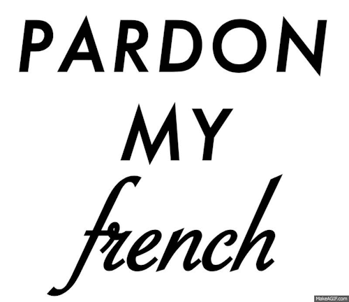 DIY Pardon My French Sweater from inspiration & realisation. Or how to turn a quote into a knitt