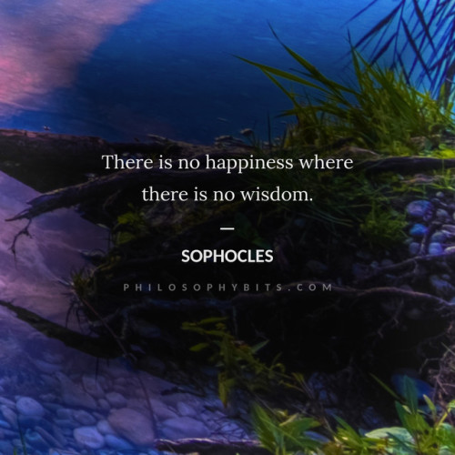 philosophybitmaps - “There is no happiness where there is no...