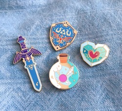 sosuperawesome:  Enamel Pins by Lily Xia on Etsy 