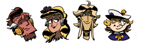 cigar-blues:  i forgot i had drawn these, might add the rest from voctro labs etc. sometime 